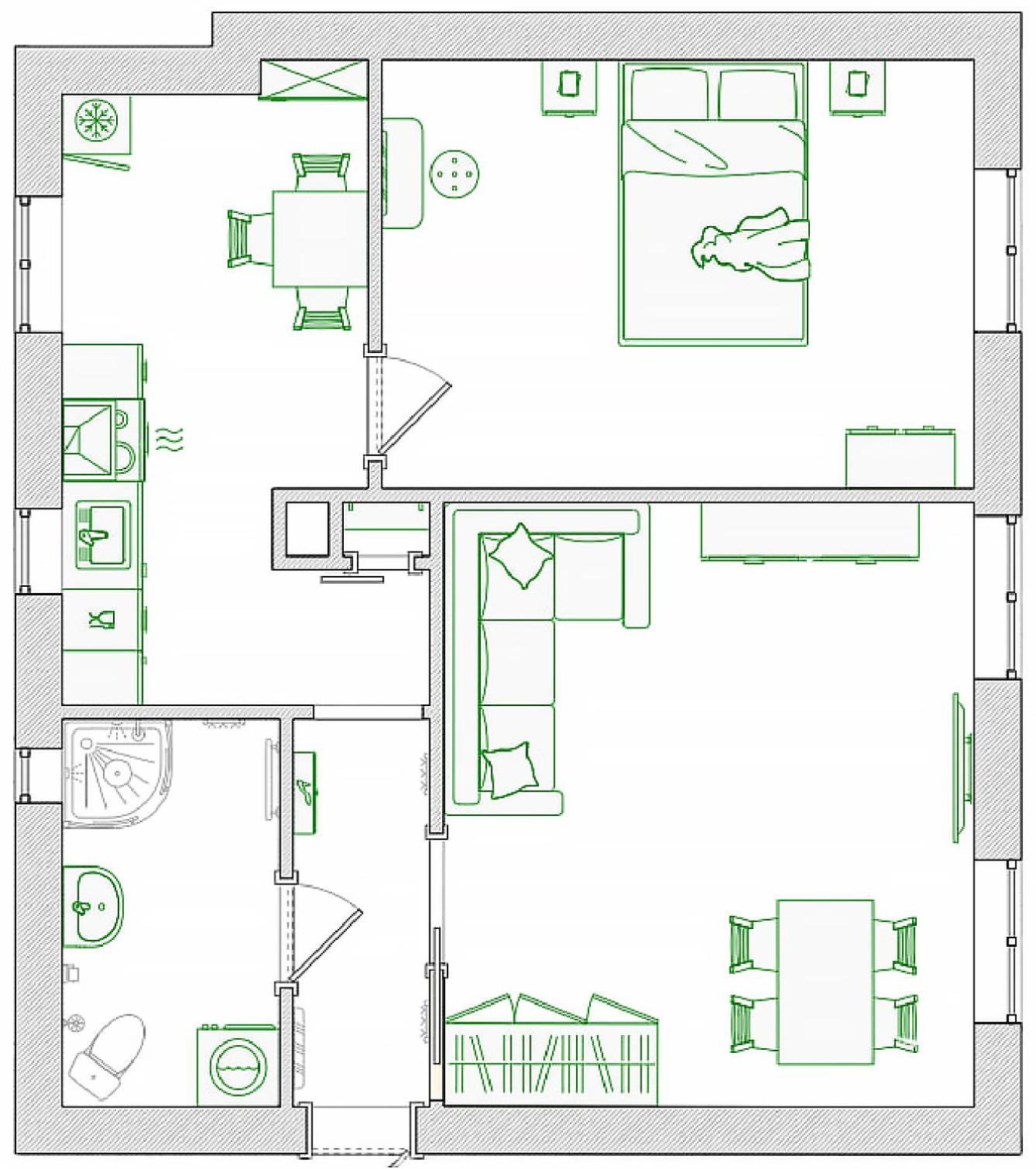 2-Room Apartment In The City Center Poznań Exterior foto